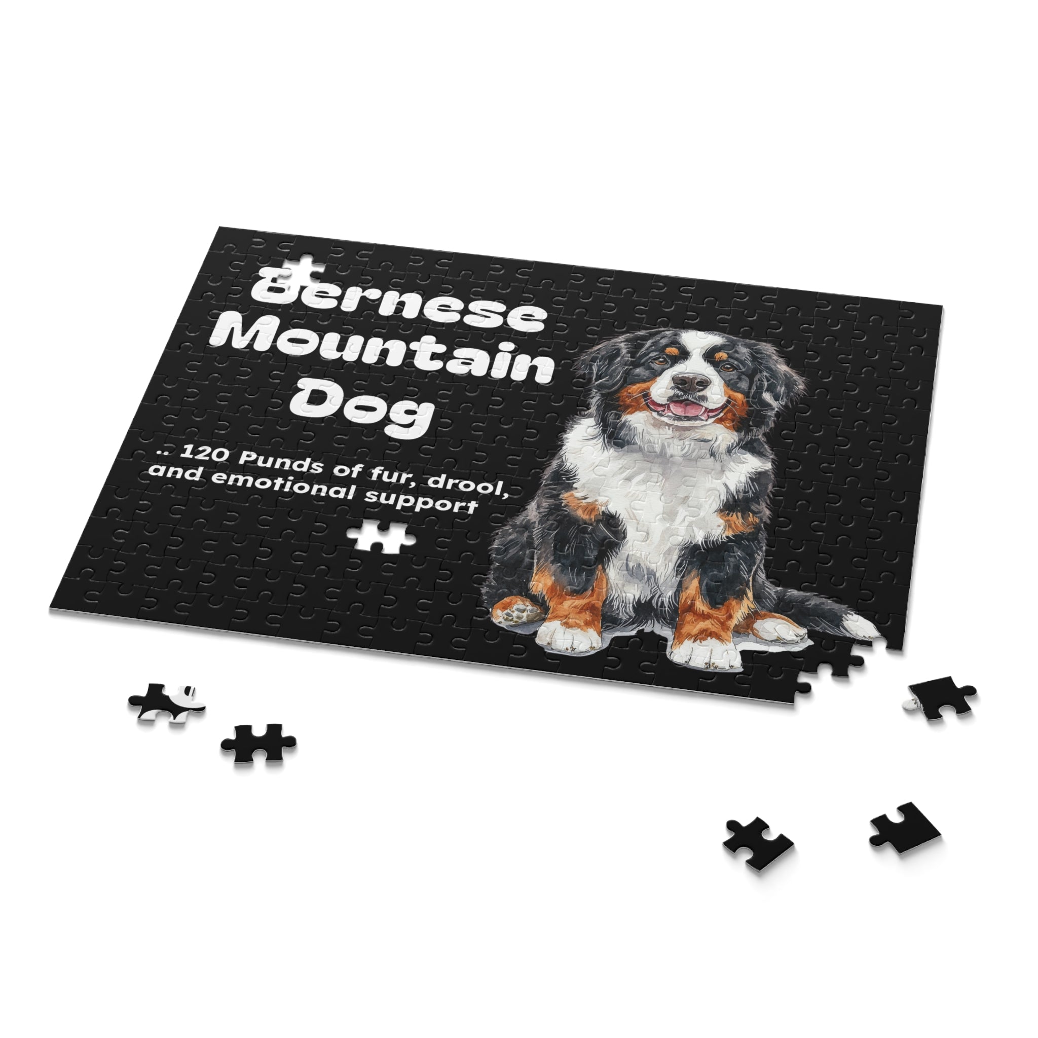 Bernese Mountain Dog Puzzle - Jigsaw for Dog Lovers (120/252/500 pcs)
