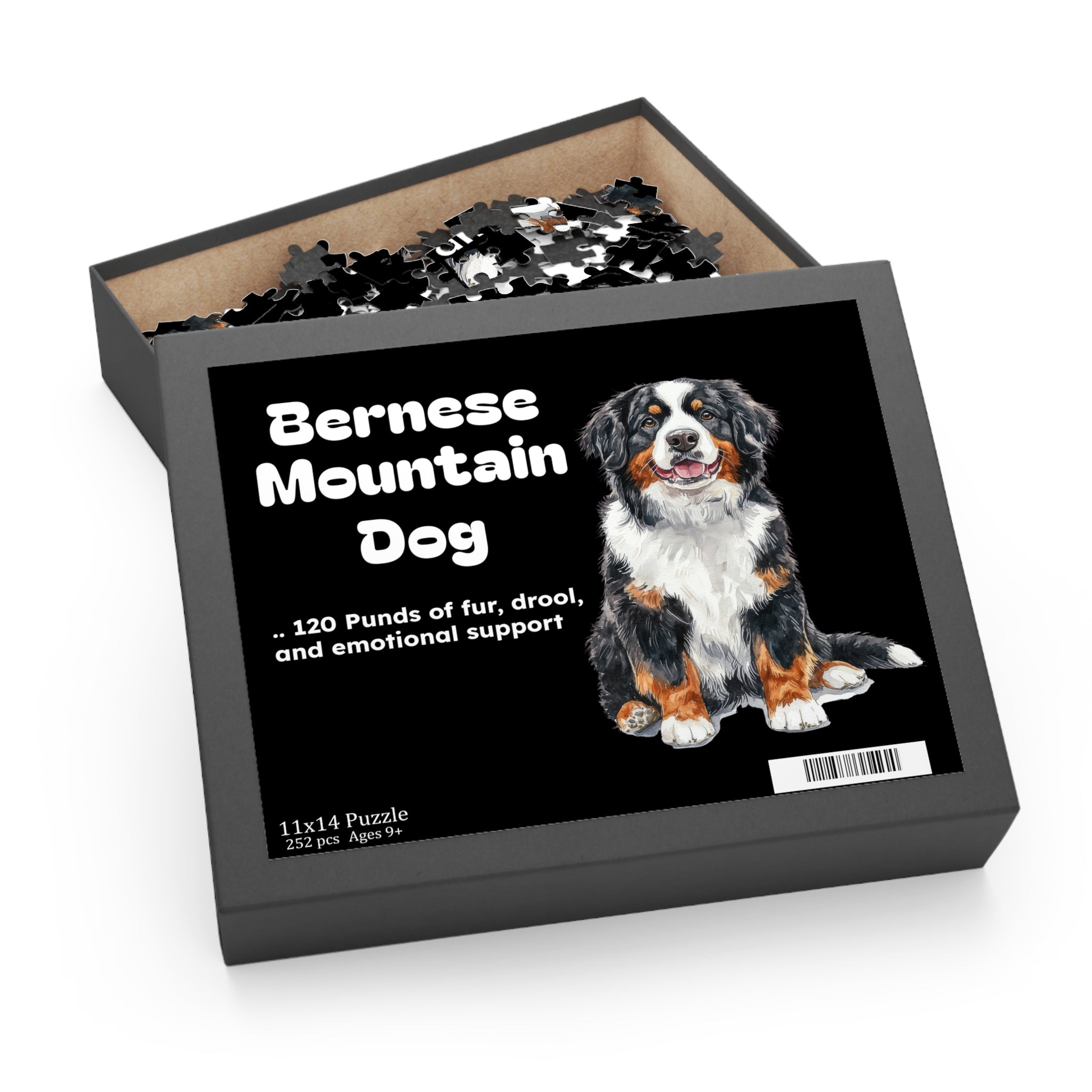 Bernese Mountain Dog Puzzle - Jigsaw for Dog Lovers (120/252/500 pcs)