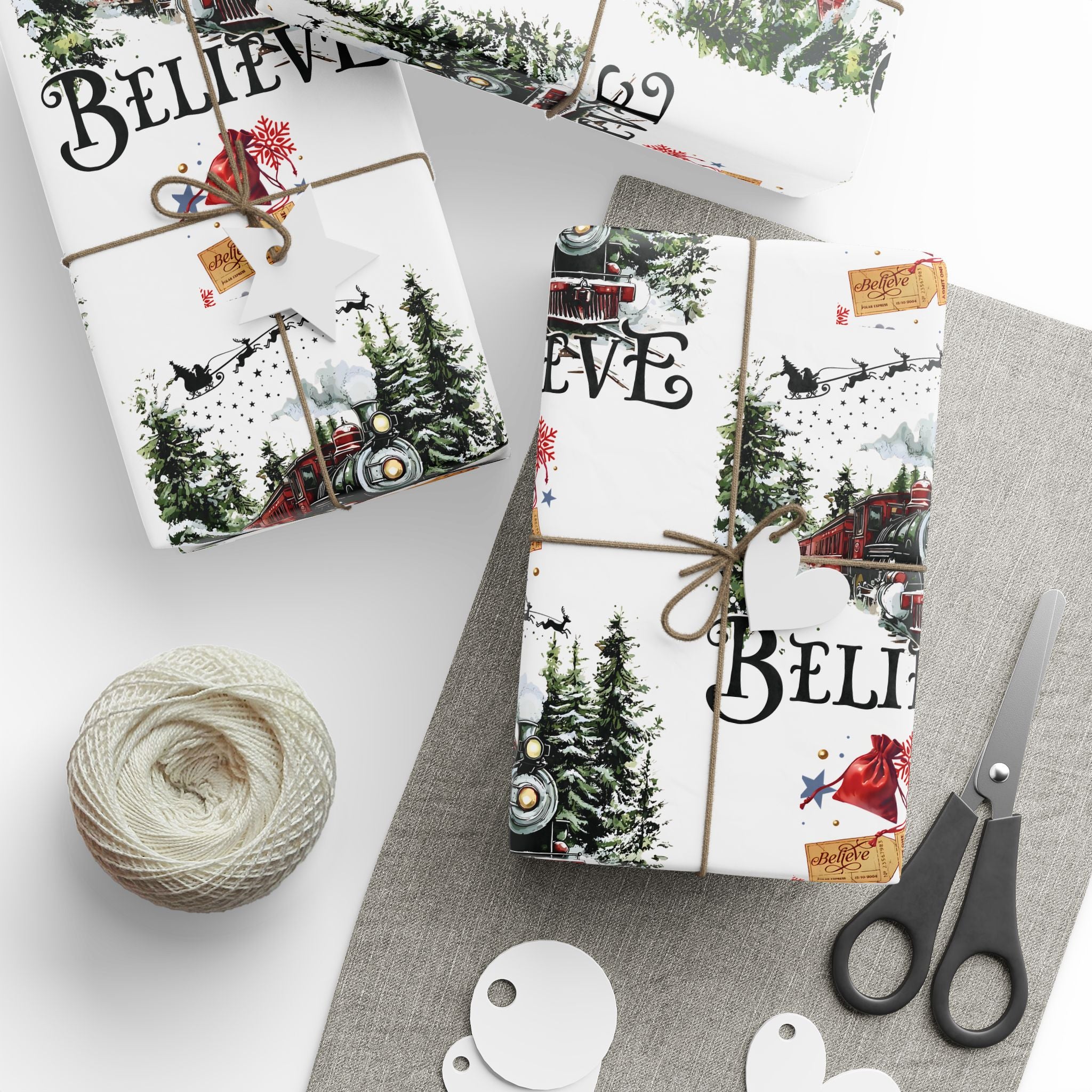 Charming Gift Wrapping Paper - Festive Holiday Wrap for All Occasions