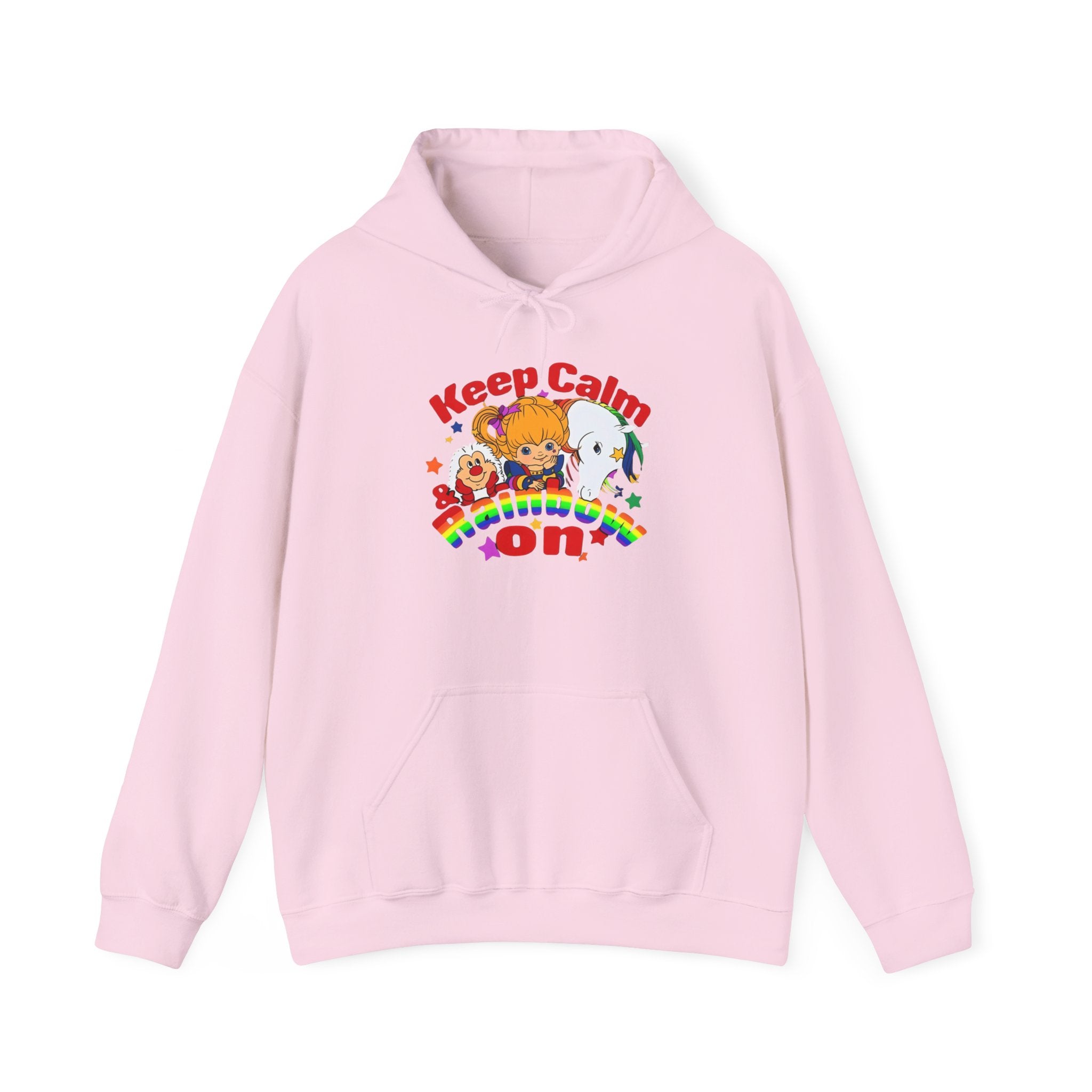 Keep Calm Rainbow On Hoodie