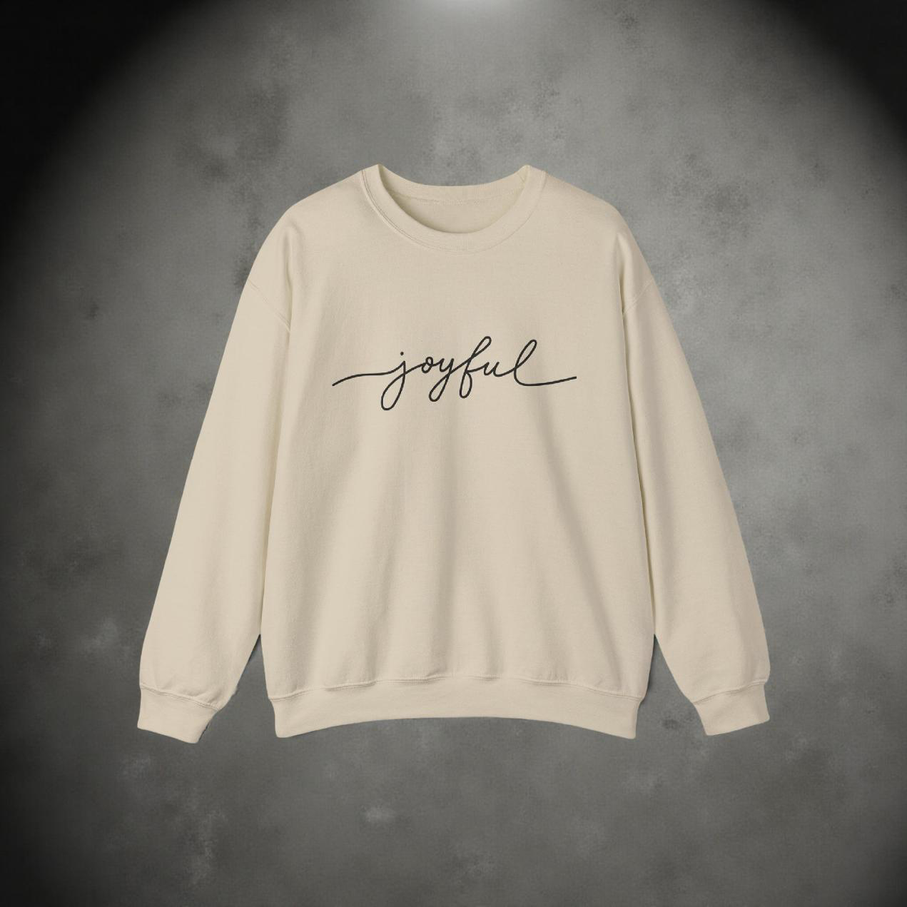 Joyful Unisex Crewneck Sweatshirt - Cozy Comfort for Everyone