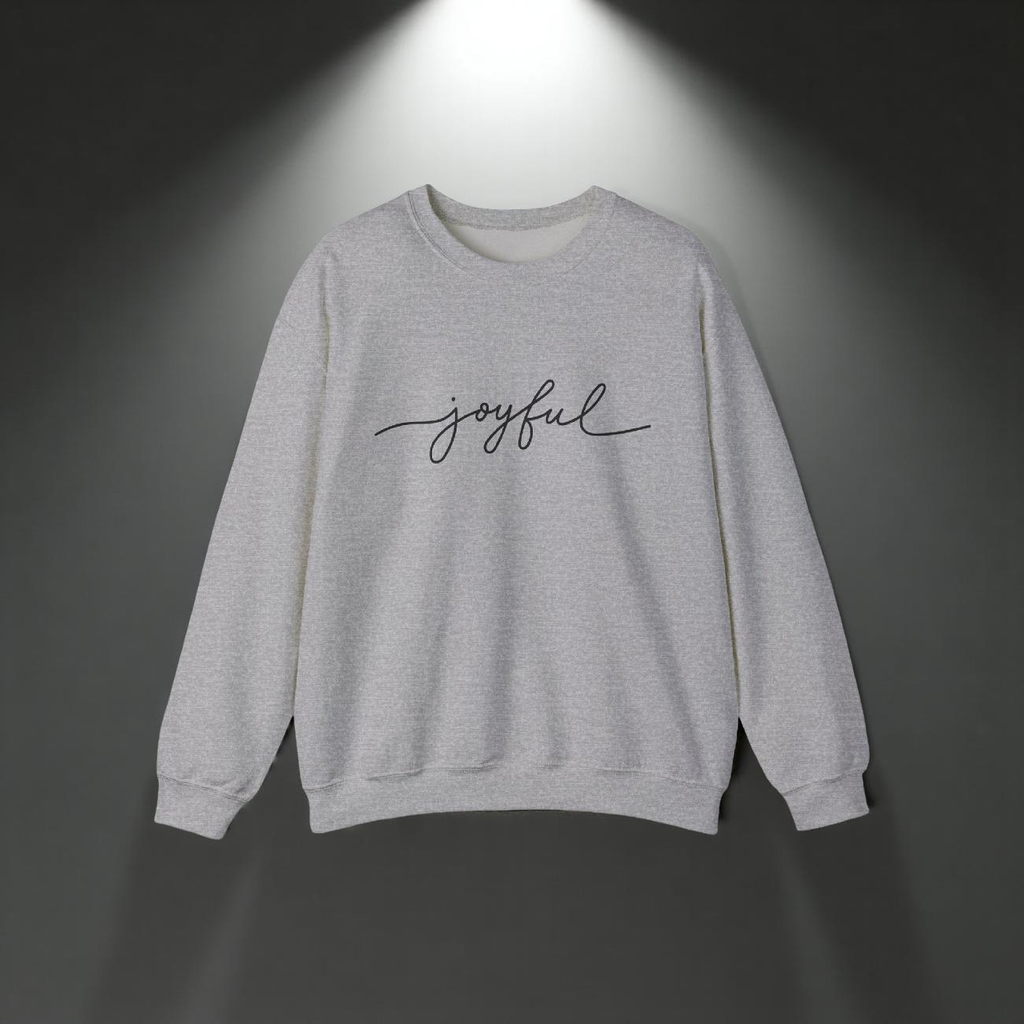 Joyful Unisex Crewneck Sweatshirt - Cozy Comfort for Everyone