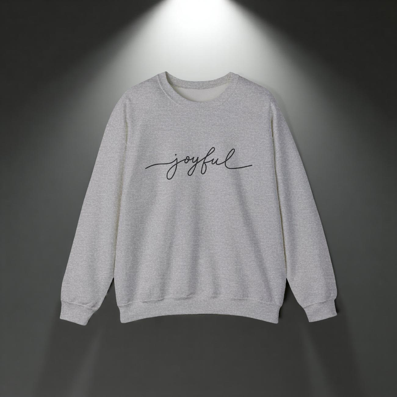 Joyful Unisex Crewneck Sweatshirt - Cozy Comfort for Everyone