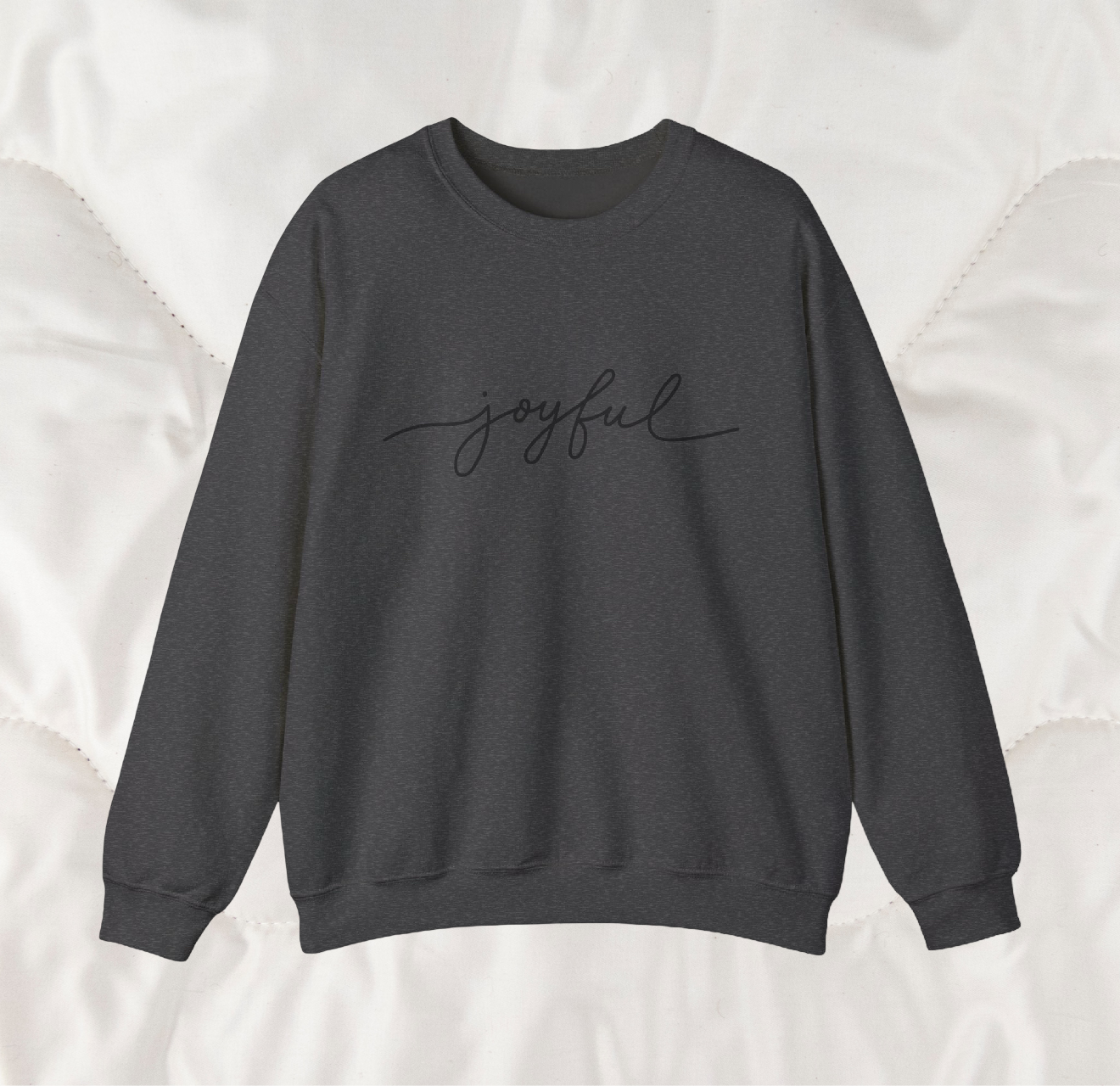 Joyful Unisex Crewneck Sweatshirt - Cozy Comfort for Everyone