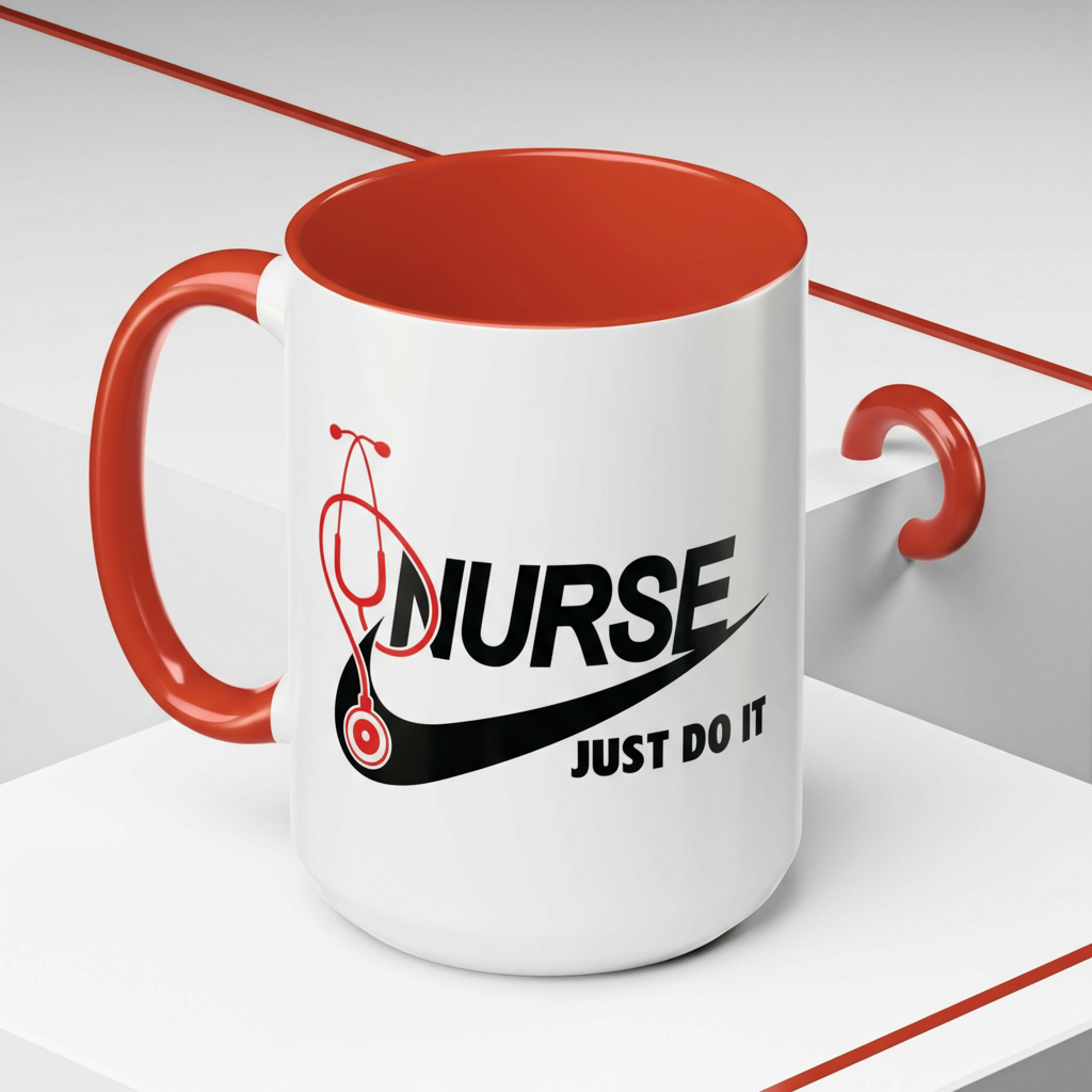 Nurse Custom Name Mug - Personalized 15oz Coffee Cup for Nurses